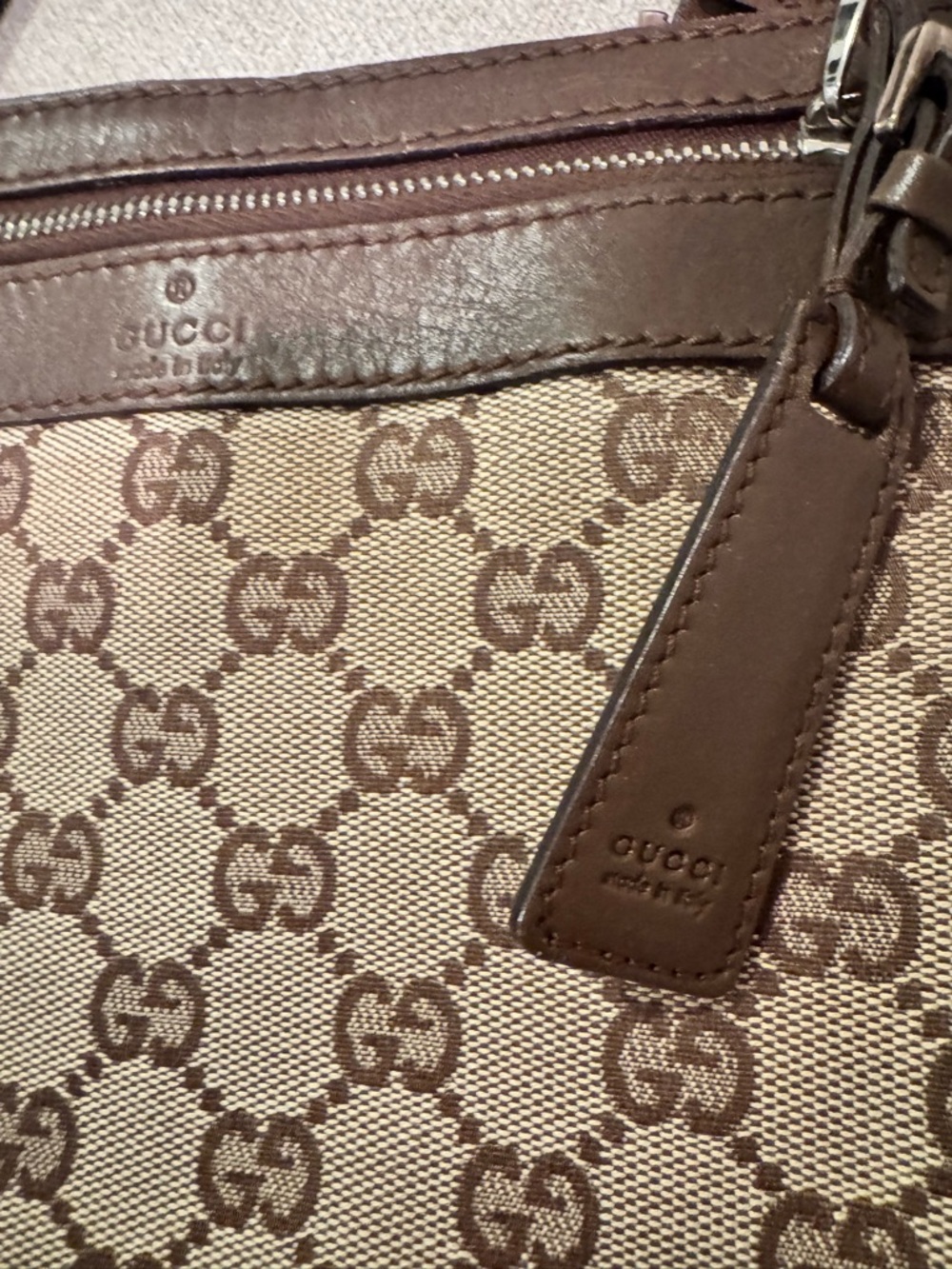GUCCI 92562 Long Shoulder GG Shoulder Bag Canvas Ladies - Picture 3 of 6